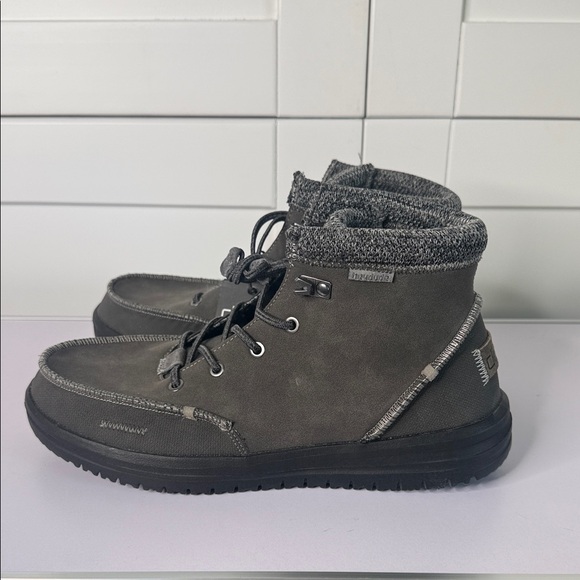 HEY DUDE Gray High-Top Boots - Picture 2 of 4
